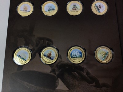Lot 536 - MOST FAMOUS SHIPS WORLD COIN COLLECTION
