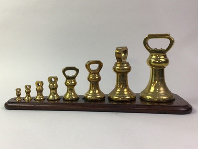 Lot 6 - COLLECTION OF BRASS BELL WEIGHTS