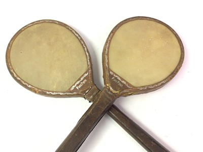 Lot 598 - PAIR OF VINTAGE PING PONG BATS