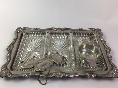 Lot 66 - VICTORIAN SILVER PLATED EPERGNE