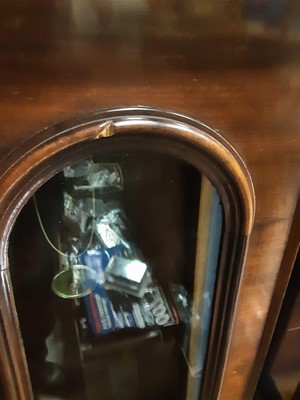 Lot 1030 - VICTORIAN MAHOGANY DRUMHEAD LONGCASE CLOCK