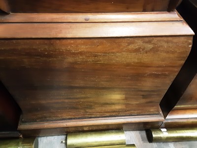 Lot 1030 - VICTORIAN MAHOGANY DRUMHEAD LONGCASE CLOCK