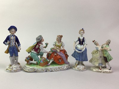 Lot 18 - GROUP OF CERAMIC FIGURES