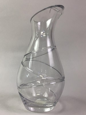 Lot 21 - TWO WATERFORD CRYSTAL JASPER CONRAN VASES