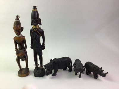 Lot 23 - LARGE GROUP OF TRIBAL CARVINGS