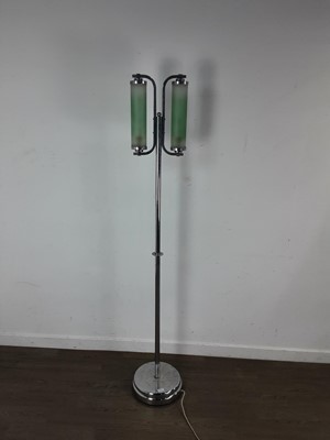 Lot 44 - ART DECO CHROMED STANDARD LAMP
