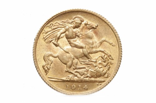 Lot 504 - HALF SOVEREIGN DATED 1914