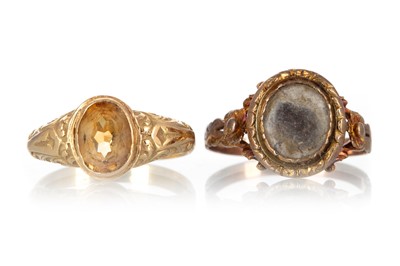 Lot 573 - GEORGIAN RING