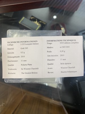 Lot 51 - THE GREAT WAR 1914 - 1918 GOLD COIN SET