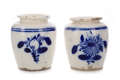 Lot 841 - TWO TANG STYLE BRUSH POTS