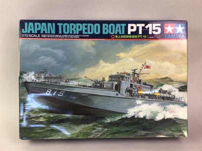 Lot 246 - THREE LARGE MILITARY MODEL KITS