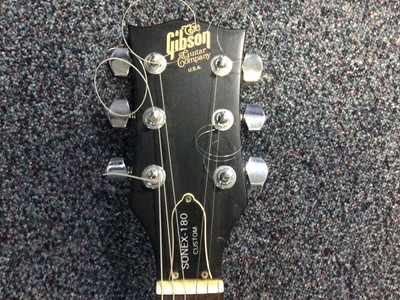 Lot 1034 - GIBSON, SONEX-180 CUSTOM ELECTRIC GUITAR