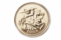 Lot 522 - GOLD HALF SOVEREIGN DATED 2005