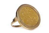 Lot 524 - GOLD SOVEREIGN DATED 1900 mounted in a nine...