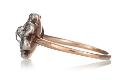 Lot 545 - GEORGIAN DIAMOND CLUSTER RING