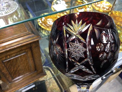 Lot 272 - HARLEQUIN SET OF SIX HOCK GLASSES