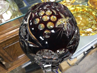 Lot 272 - HARLEQUIN SET OF SIX HOCK GLASSES