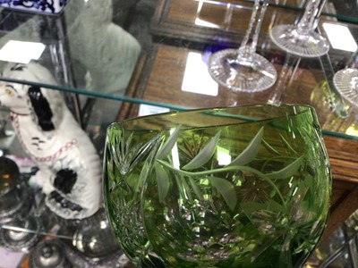 Lot 272 - HARLEQUIN SET OF SIX HOCK GLASSES