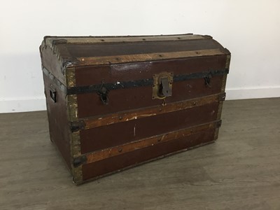 Lot 329 - TWO TRAVEL TRUNKS