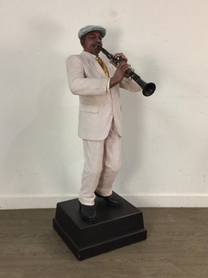 Lot 346 - TWO LARGE COMPOSITE FIGURES OF MUSICIANS