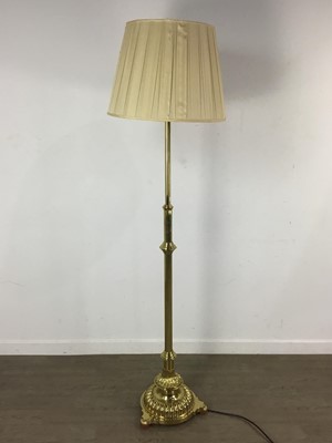 Lot 352 - TWO BRASS STANDARD LAMPS