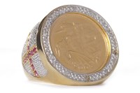 Lot 544 - GOLD HALF SOVEREIGN DATED 2005 mounted in a...