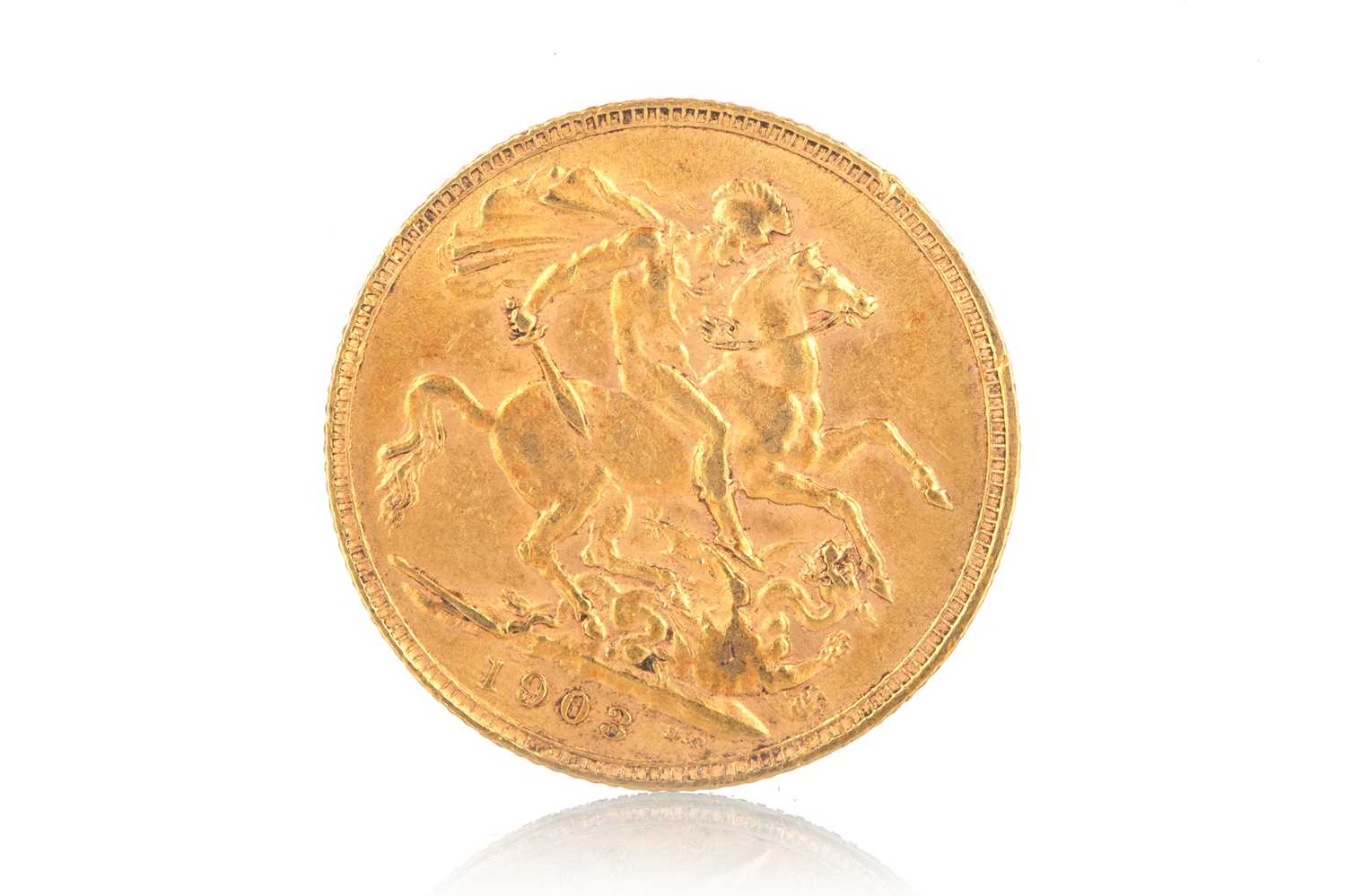 Lot 7 - EDWARD VII GOLD SOVEREIGN