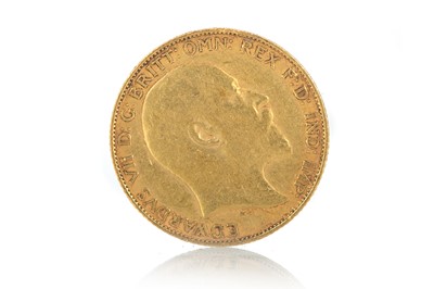 Lot 14 - EDWARD VII GOLD HALF SOVEREIGN