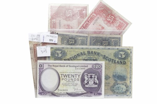 Lot 551 - COLLECTION OF BANKNOTES comprising The...