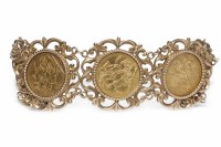 Lot 555 - FIVE GOLD SOVEREIGNS DATED 1907, 1908, 1910,...