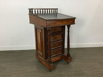 Lot 381 - MAHOGANY DAVENPORT