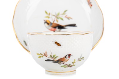 Lot 1441 - MEISSEN, TWO CABINET CUPS AND SAUCERS