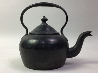 Lot 405 - CAST IRON KETTLE