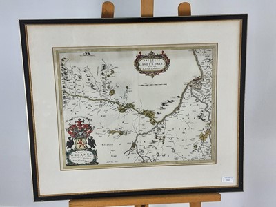 Lot 1463 - HAND COLOURED MAP OF LAUDERDALE