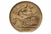 Lot 565 - GOLD SOVEREIGN DATED 1912