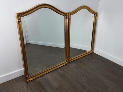 Lot 433 - PAIR OF GILT FRAMED WALL MIRRORS