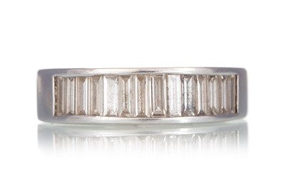 Lot 558 - DIAMOND HALF ETERNITY RING