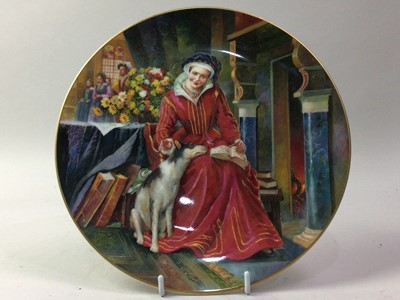 Lot 441 - SET OF SEVEN ROYAL DOULTON CABINET PLATES