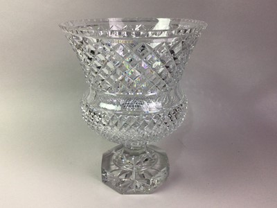 Lot 443 - CRYSTAL CAMPANA VASE