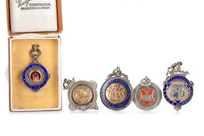 Lot 1768 - COLLECTION OF FIVE FOOTBALL MEDALS