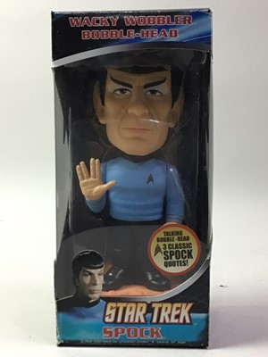Lot 492 - STAR TREK, SPOCK WACKY WOBBLER BOBBLE-HEAD