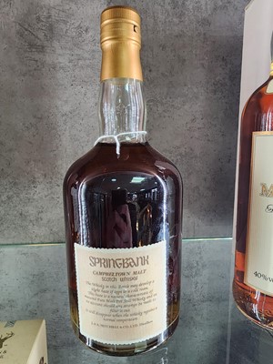 Lot 10 - SPRINGBANK 21 YEAR OLD HEDLEY G WRIGHT