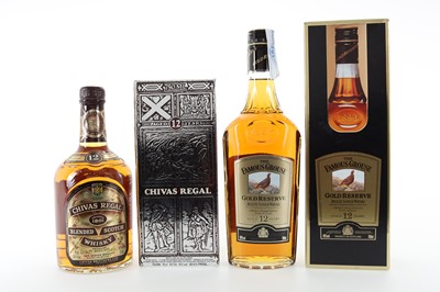 Lot 15 - FAMOUS GROUSE 12 YEAR OLD GOLD RESERVE AND CHIVAS REGAL 12 YEAR OLD 75CL