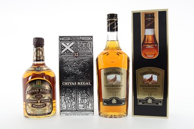 Lot 54 - FAMOUS GROUSE 12 YEAR OLD GOLD RESERVE AND CHIVAS REGAL 12 YEAR OLD 75CL
