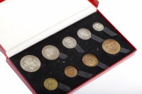 Lot 583 - ROYAL MINT SPECIMEN COIN SET WITH COINS DATED...