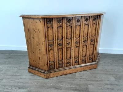 Lot 474 - HARDWOOD HALL CABINET