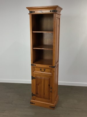 Lot 451 - PINE BOOKCASE