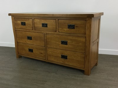 Lot 478 - MODERN HARDWOOD SIDEBOARD