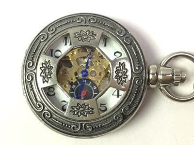 Lot 496 - COLLECTION OF REPRODUCTION POCKET AND FOB WATCHES