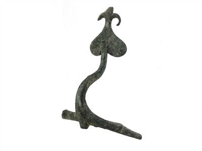 Lot 219 - ROMAN BRONZE VESSEL HANDLE